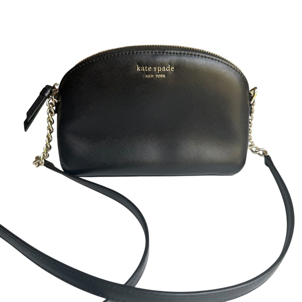 Kate Spade New York Black Cameron Street Hilli Leather Crossbody Bag - Picture 12 of 12